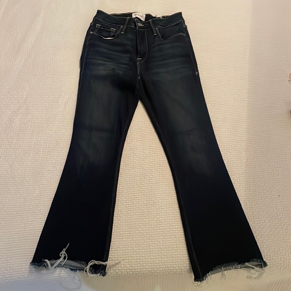 Frame Blue Le Crop Mini Boot jeans Size 28 - Picture 1 of 8